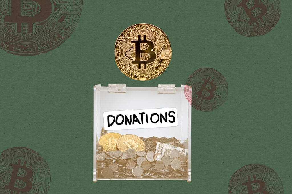 Donationer av kryptovalutor